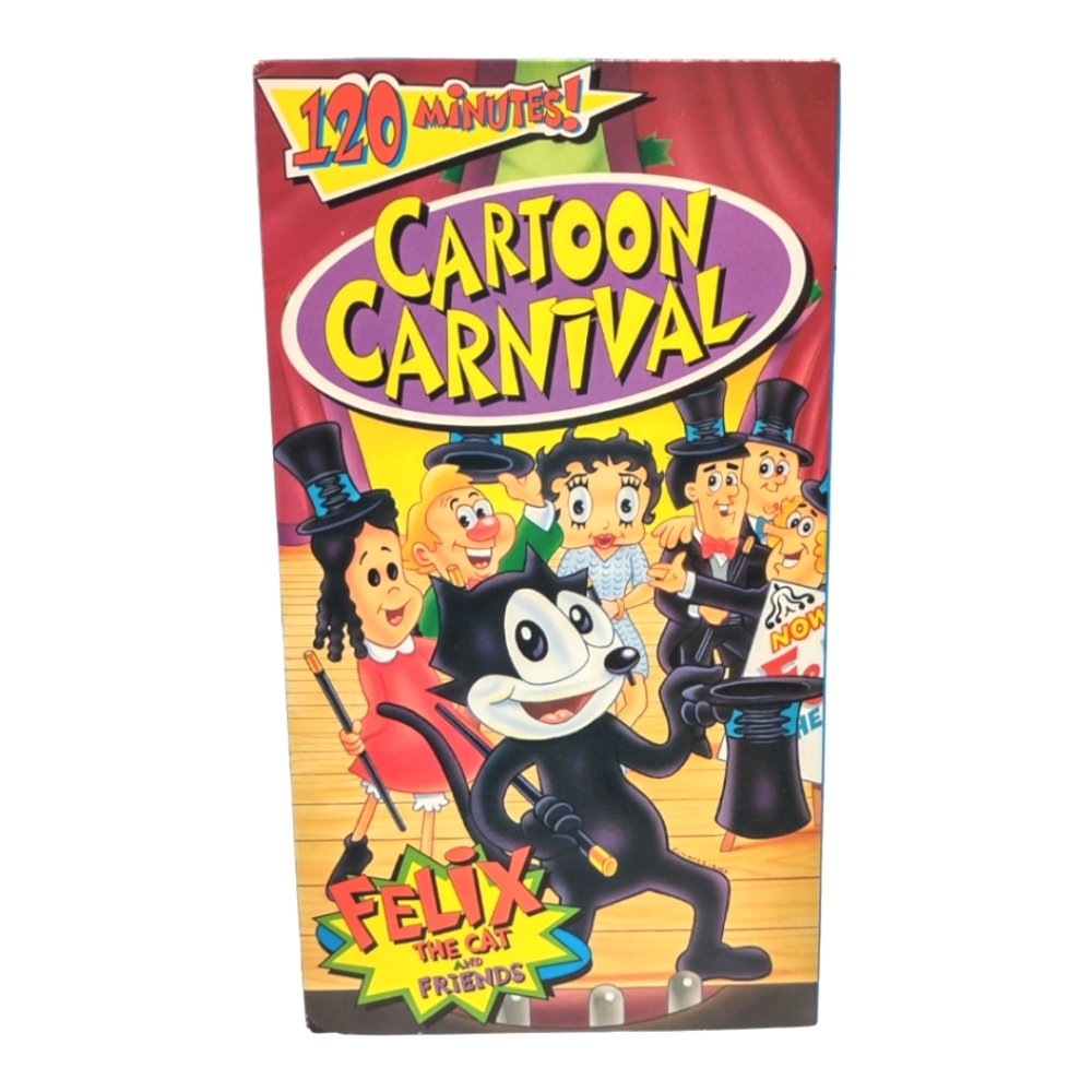 Vintage VHS Felix The Cat and Friends Movie Collectible